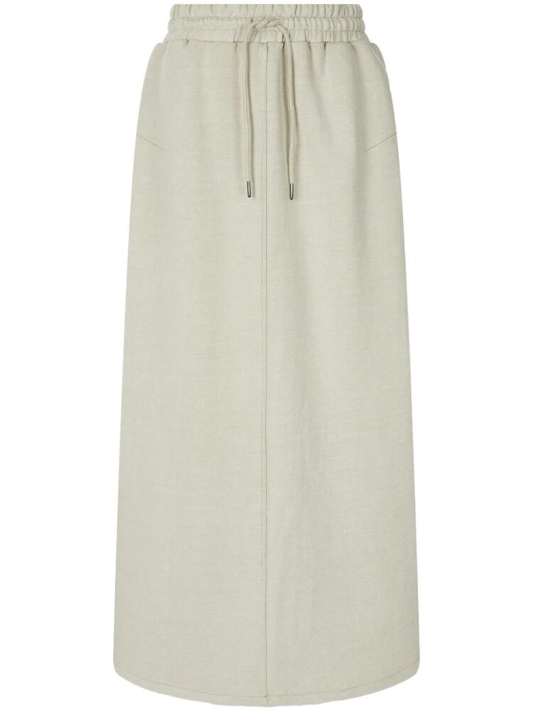 STUDIO TOMBOY zipped-slit skirt - Neutrals Cover