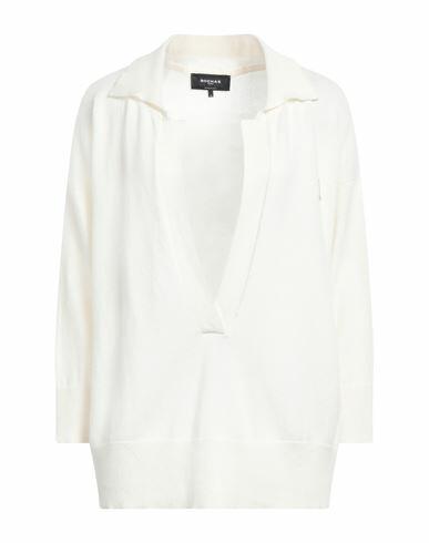 Rochas Woman Sweater Ivory Cashmere Cover