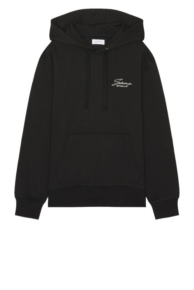 SATURDAYS NYC Ditch Signature Hoodie in Black Cover