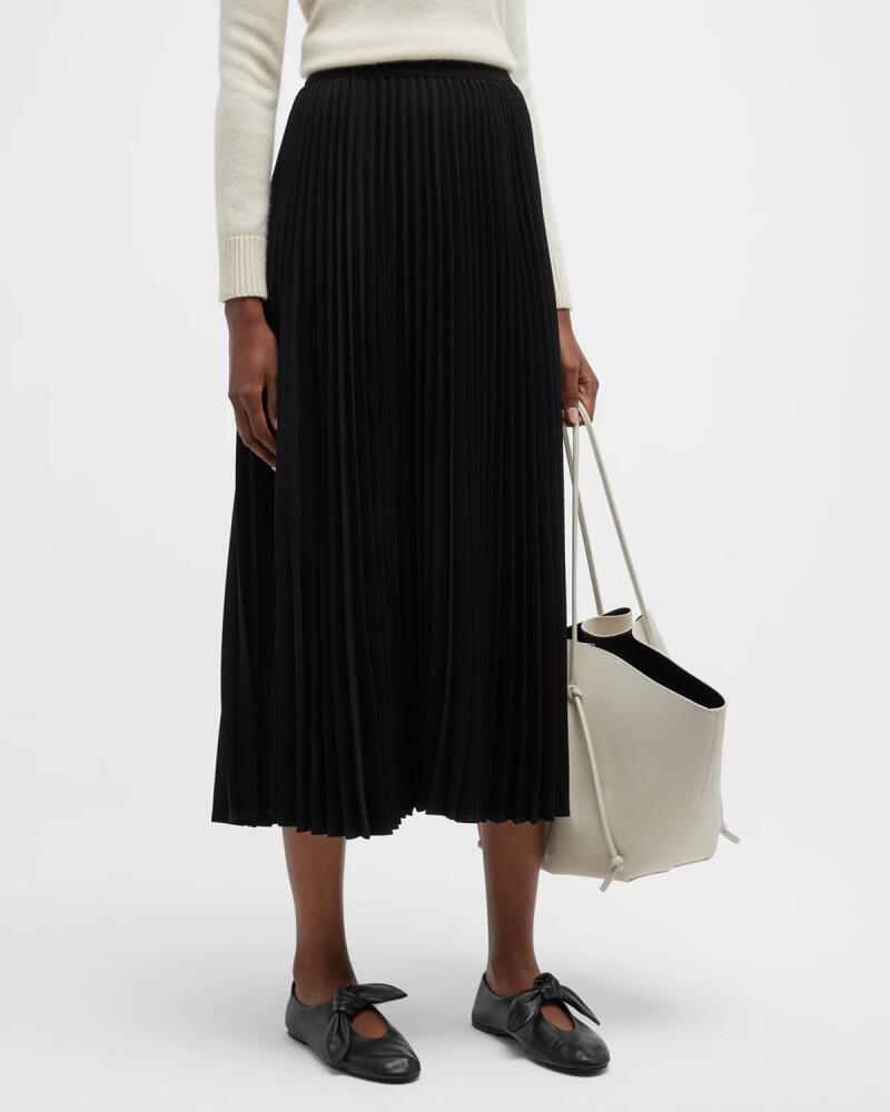 Co Pleated Midi Skirt Cover