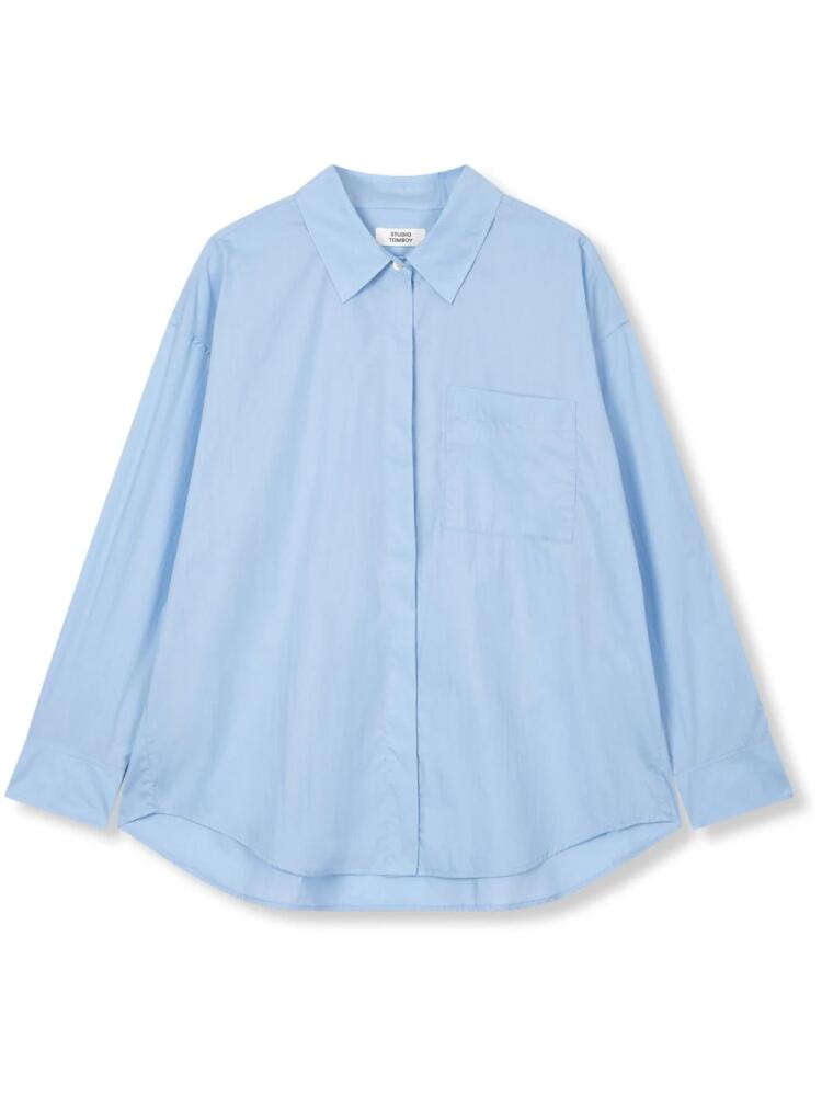 STUDIO TOMBOY oversized shirt - Blue Cover