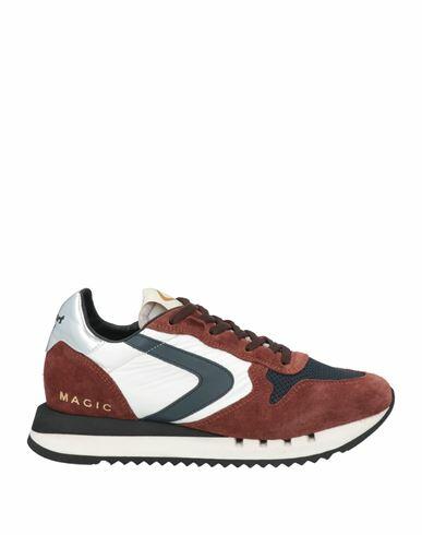 Valsport Man Sneakers Cocoa Leather, Textile fibers Cover