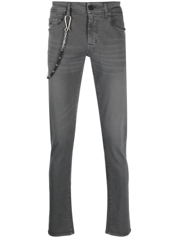 Sartoria Tramarossa low-rise tapered jeans - Grey Cover