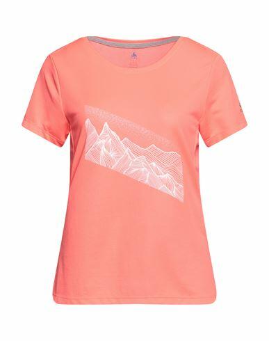 Odlo Woman T-shirt Coral Recycled polyester, Polypropylene Cover