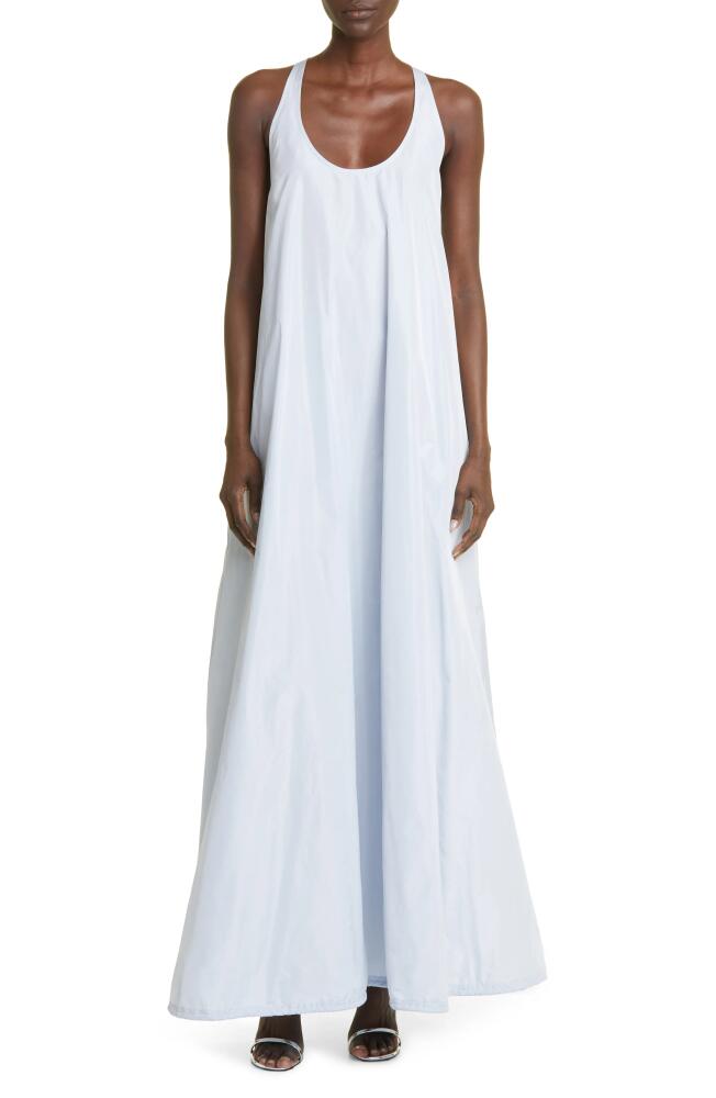 Brandon Maxwell The Kirkland Taffeta Gown in Pale Blue Cover