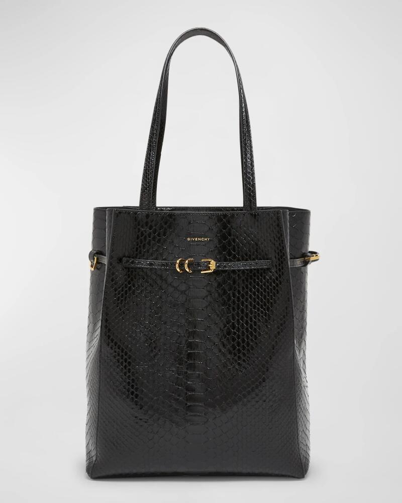 Givenchy Voyou Medium North-South Tote Bag in Python Cover