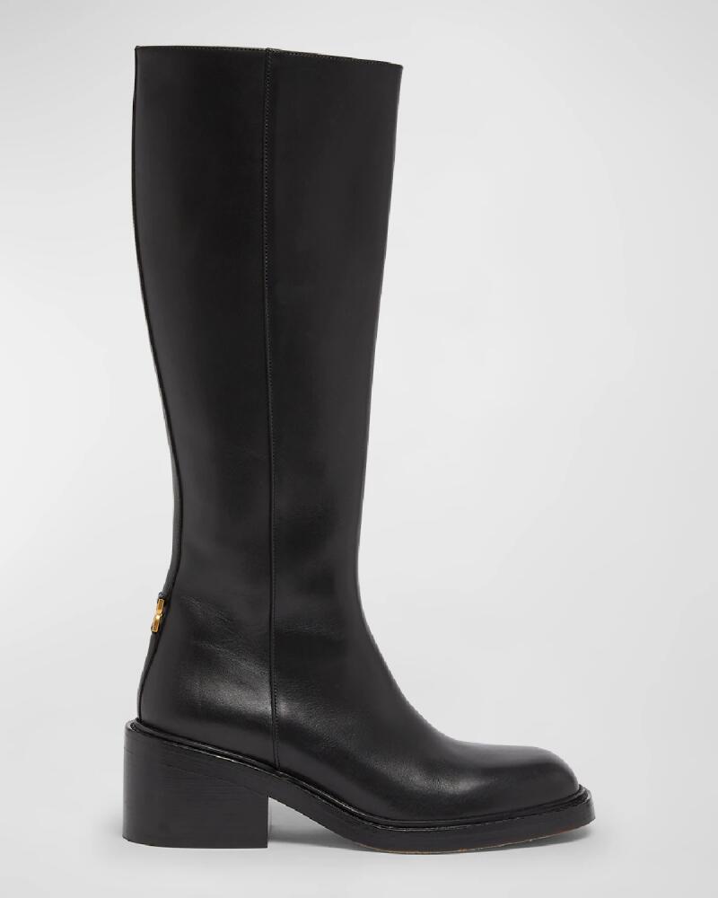 Chloe Marcie Leather Zip Knee Boots Cover