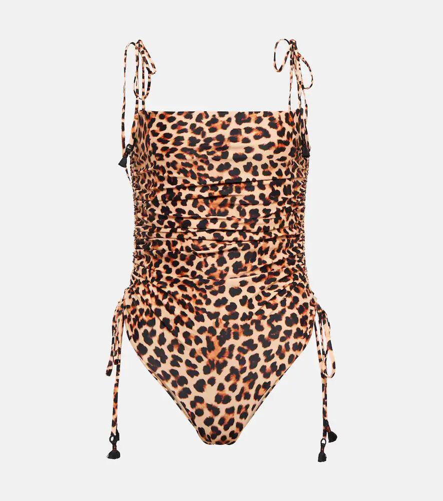 Johanna Ortiz Leopard-print one-piece swimsuit Cover