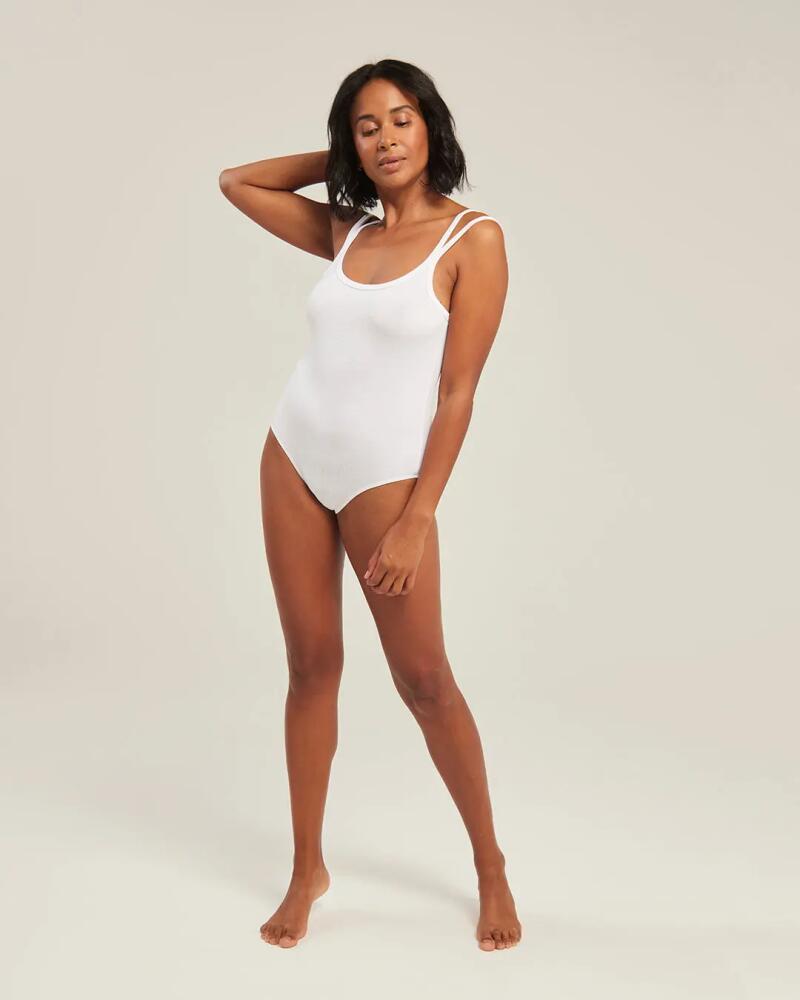 Nudea The Organic Cotton Classic Bodysuit in Cotton White Cover