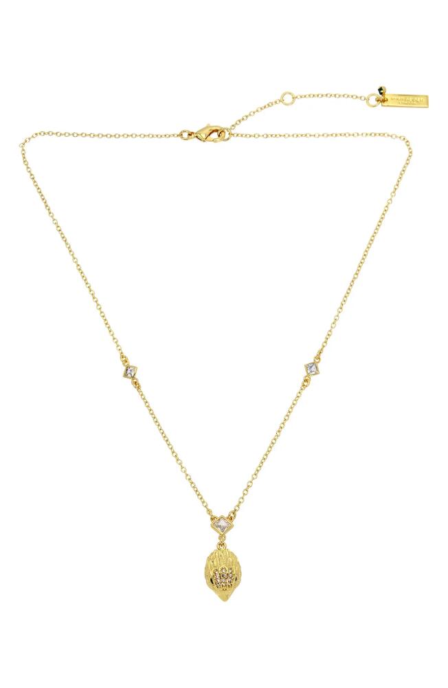 Kurt Geiger London Pavé Eagle Pendant Necklace in Gold Cover