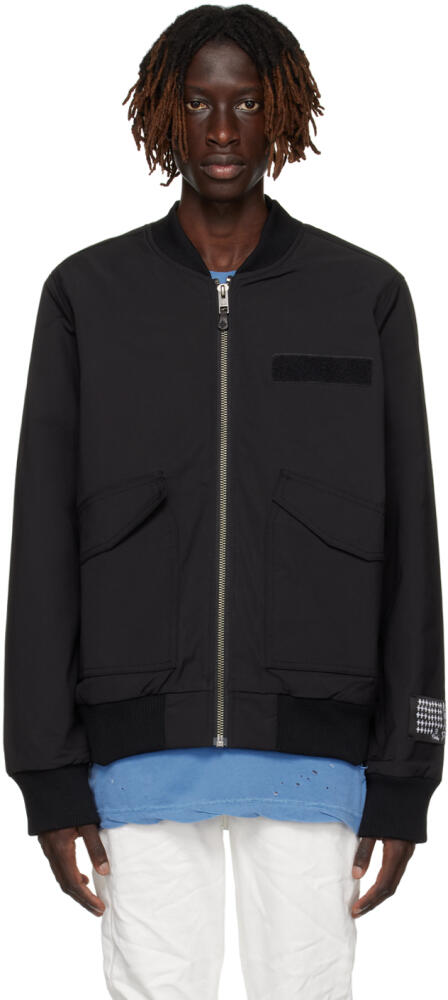 Ksubi Black Royalty Bomber Jacket Cover