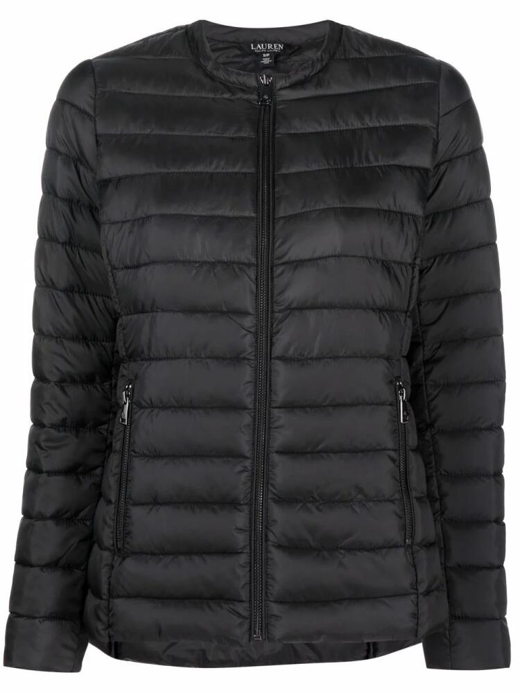 Lauren Ralph Lauren quilted zipped puffer jacket - Black Cover