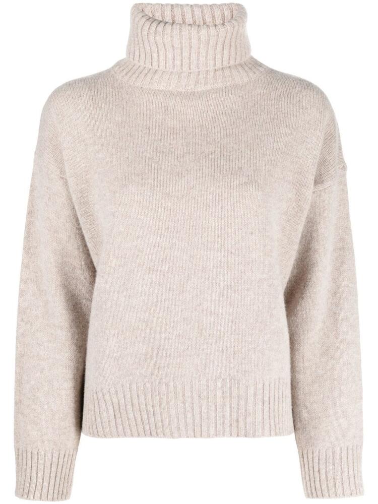 Sporty & Rich wool roll-neck jumper - Neutrals Cover