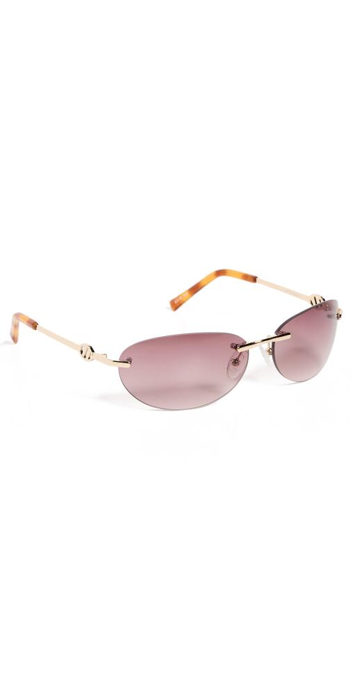 Le Specs Slinky Sunglasses Bright Gold Cover