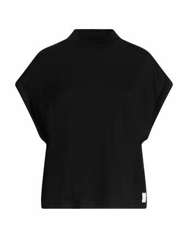 Daniele Fiesoli Woman T-shirt Black Cotton Cover