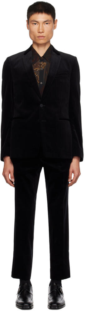 Dries Van Noten Black Slim-Fit Suit Cover