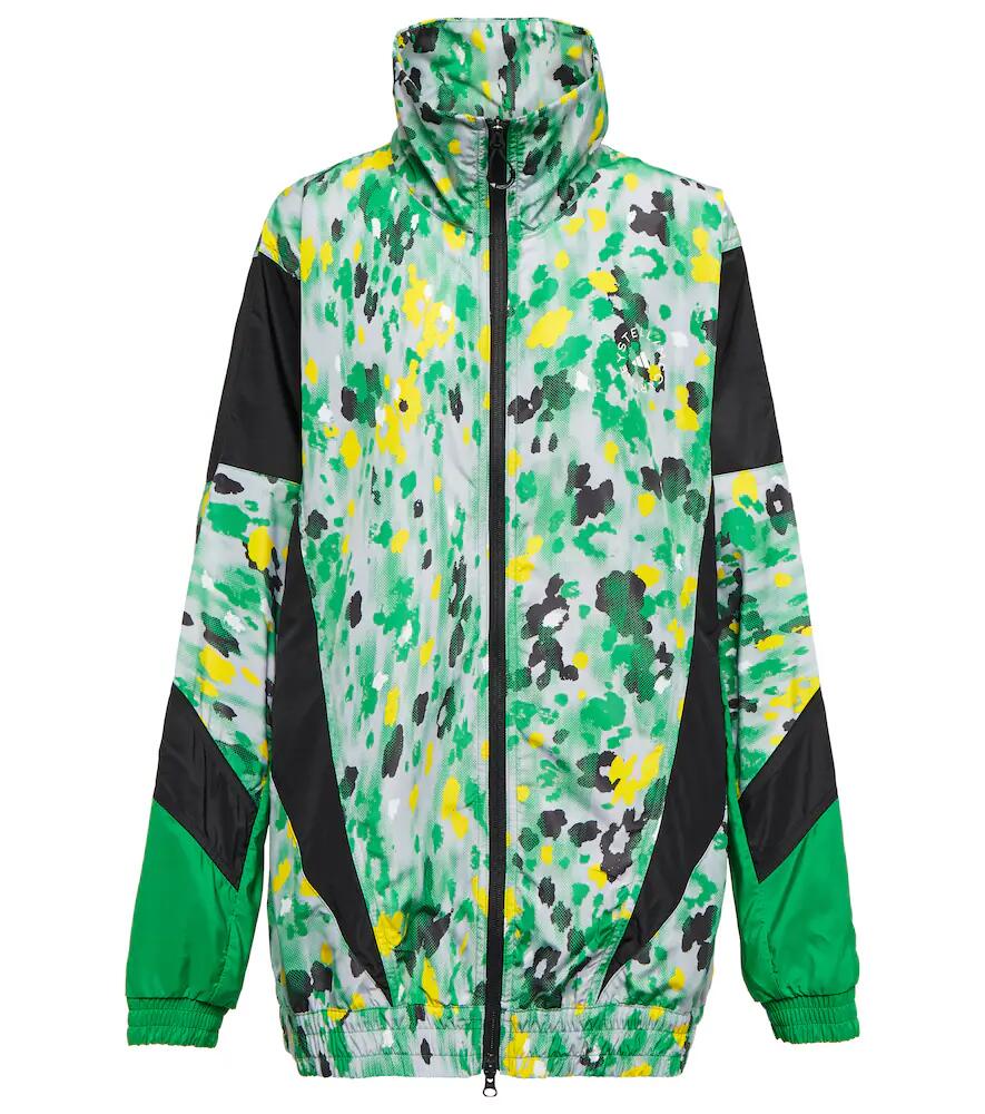 Adidas by Stella McCartney Leopard-print track jacket Cover