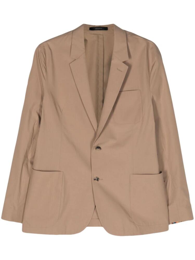 Paul Smith single-breasted cotton blazer - Neutrals Cover