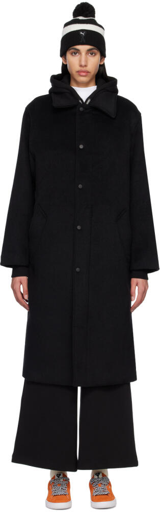 AMI Paris Black Puma Edition Coat Cover