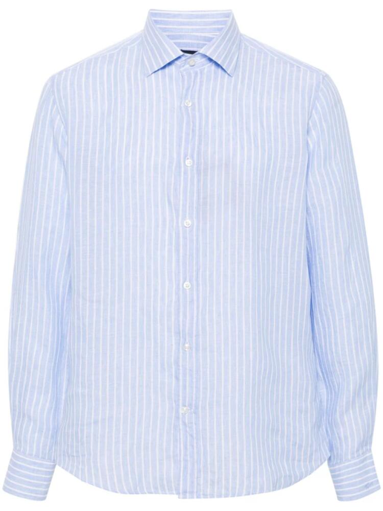 Paul & Shark striped linen shirt - Blue Cover