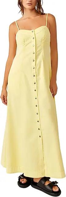 Free People Just Jill Maxi (Yellow) Women's Dress Cover