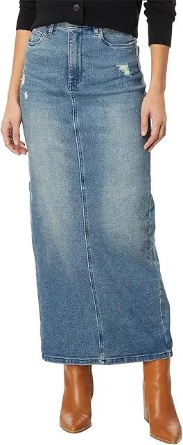 Blank NYC High Street Five Pocket Maxi Denim Tube Skirt (High Street) Women's Skirt Cover