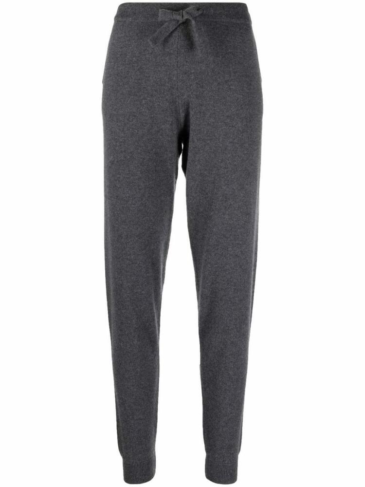 PAULA tapered-leg cashmere trousers - Grey Cover