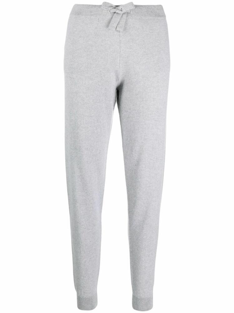 PAULA tapered-leg cashmere trousers - Grey Cover