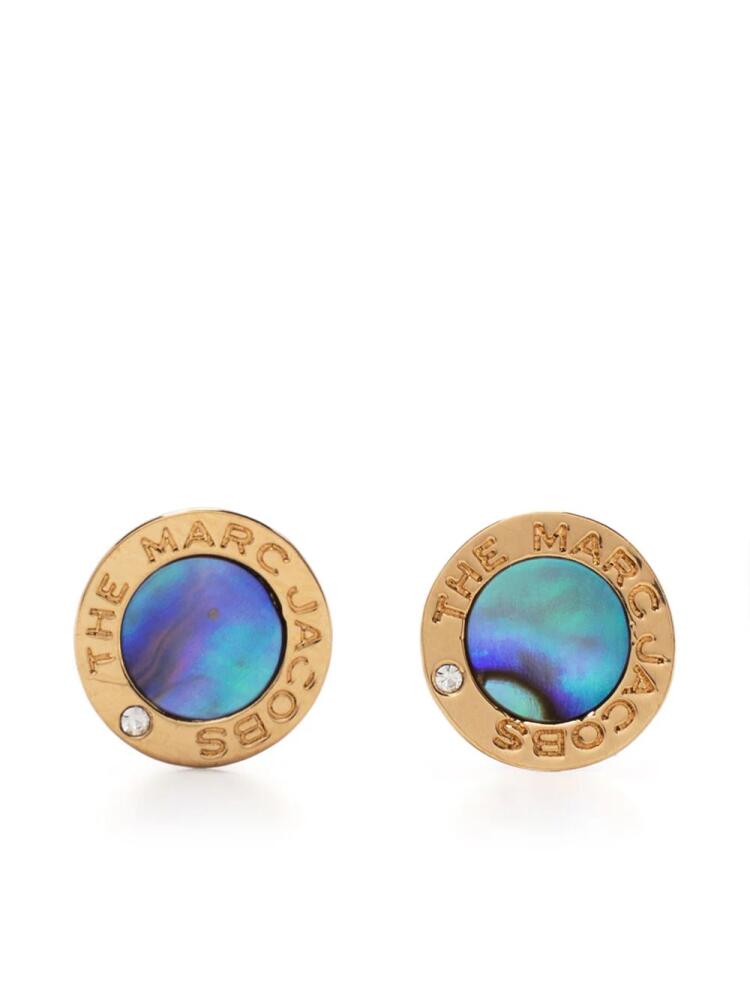 Marc Jacobs The Medallion Abalone stud earrings - Gold Cover