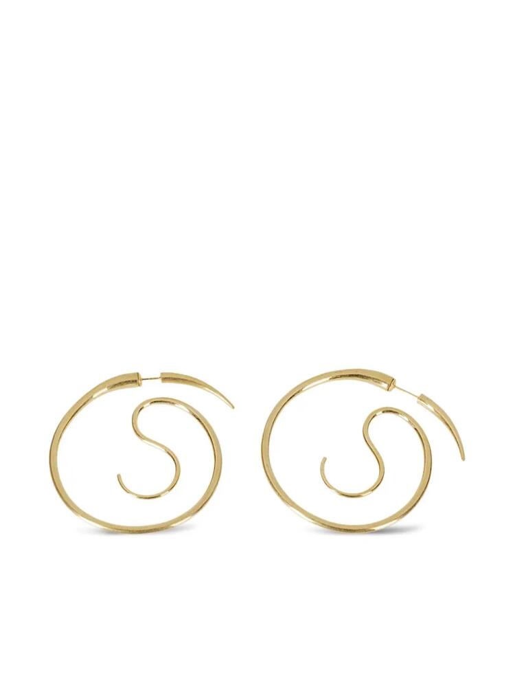 Panconesi Spina hoop earrings - Gold Cover