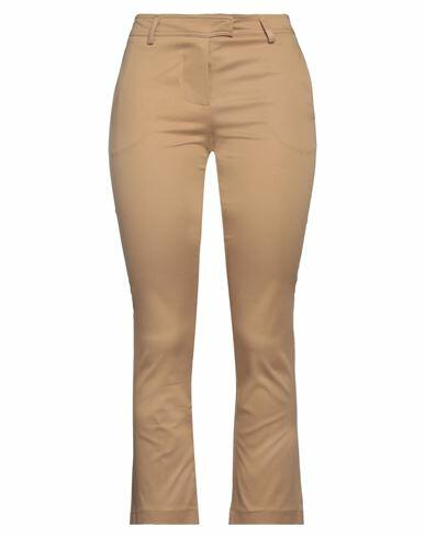 Rue Du Bac Woman Pants Sand Cotton, Elastane Cover