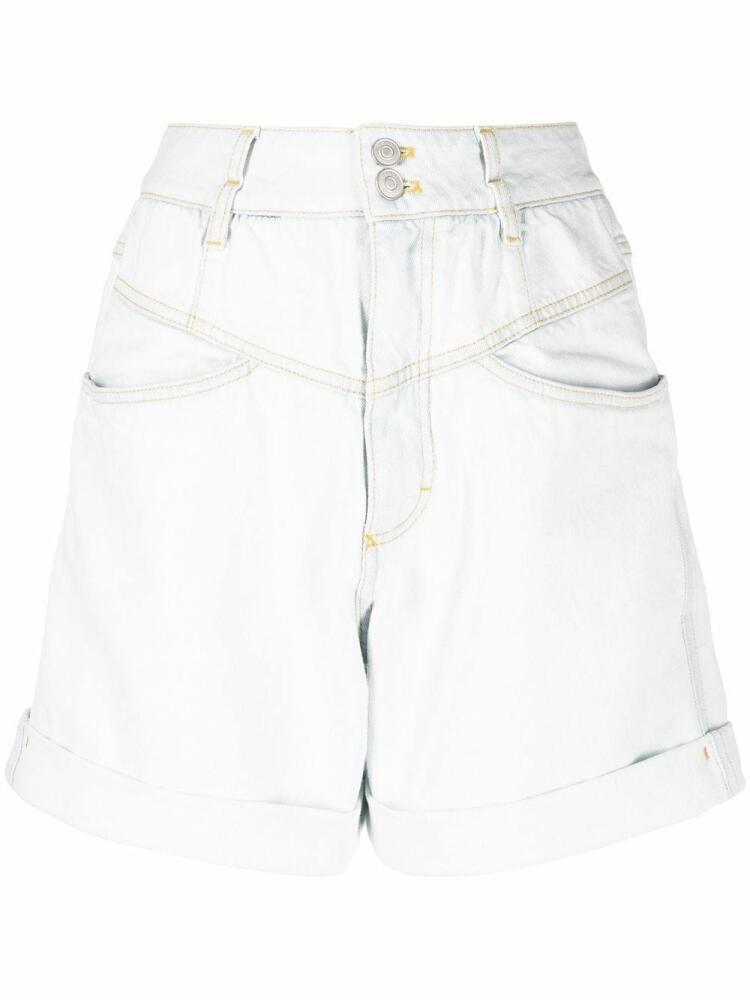 Kenzo high-waisted denim shorts - Blue Cover