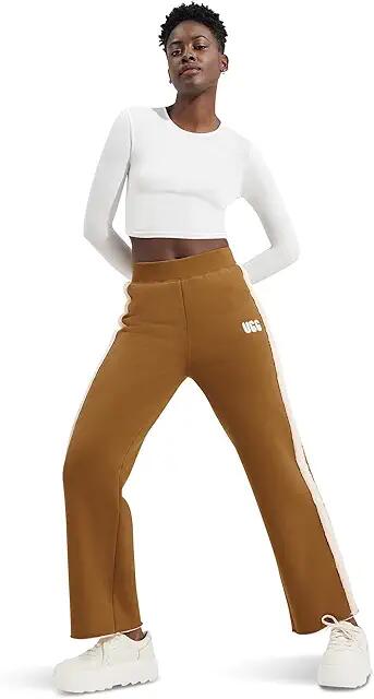 UGG Myah Bonded Fleece Pants (Chestnut) Women's Casual Pants Cover