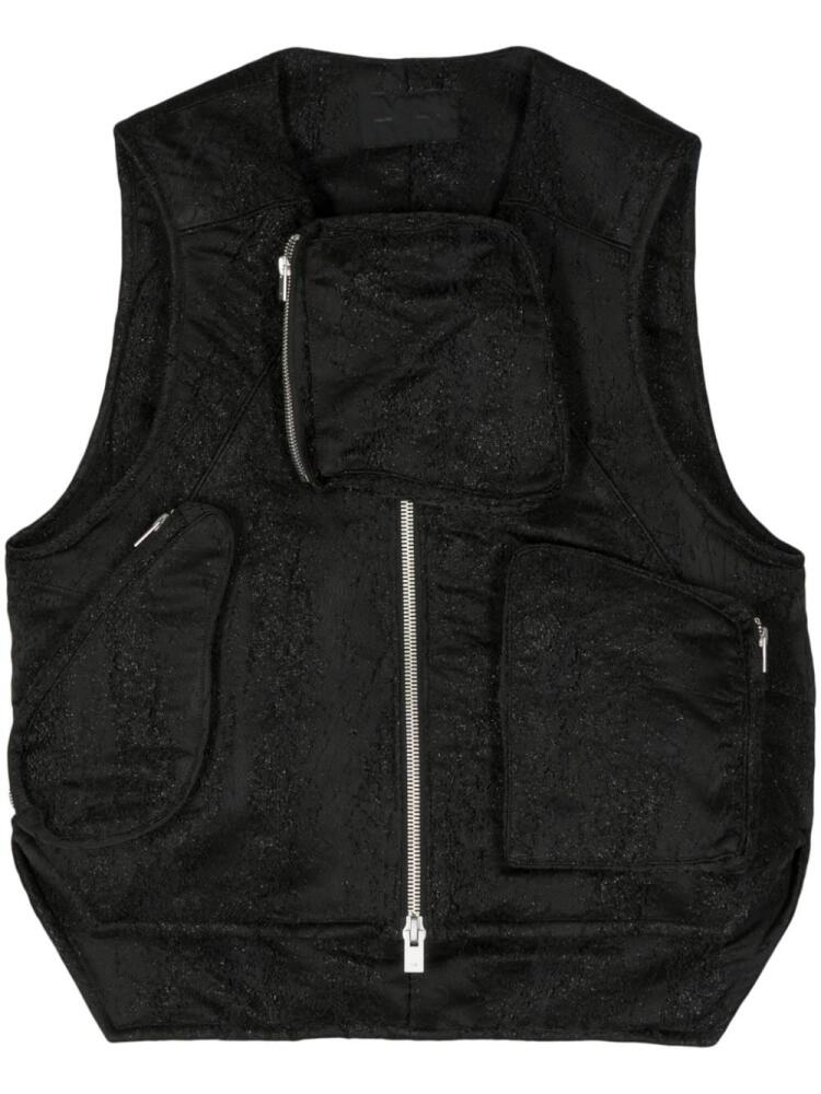 HELIOT EMIL Pooled multi-pocket CORDURA® gilet - Black Cover