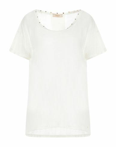 Marani Jeans Woman T-shirt Ivory Linen Cover