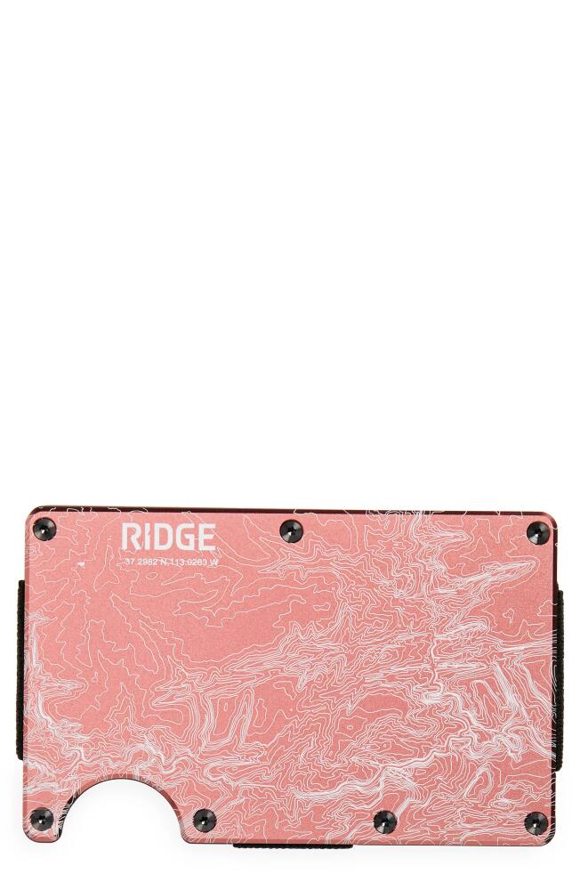 the Ridge RFID-Blocking Aluminum Cash Strap Wallet in The Narrows Cover