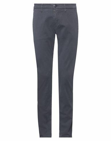 Guess Man Pants Navy blue Cotton, Elastane Cover