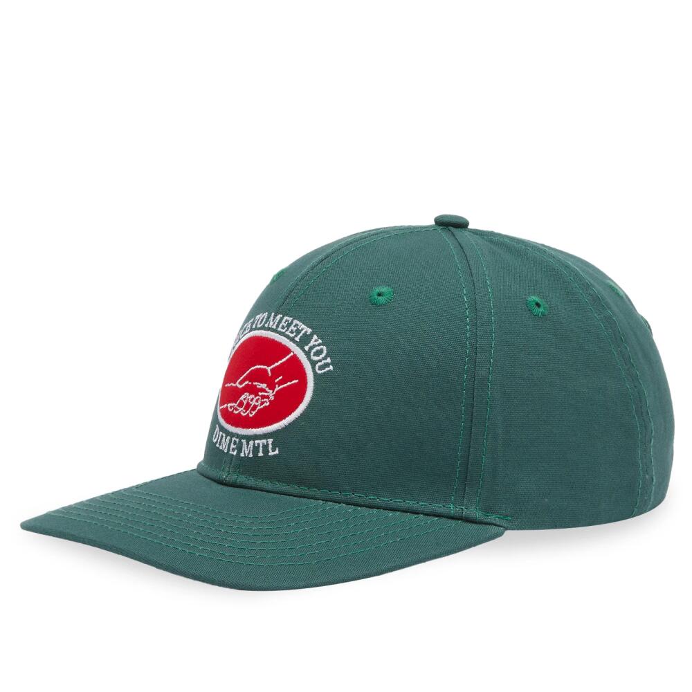 Dime Men's Greetings Full Fit Cap in Green Cover