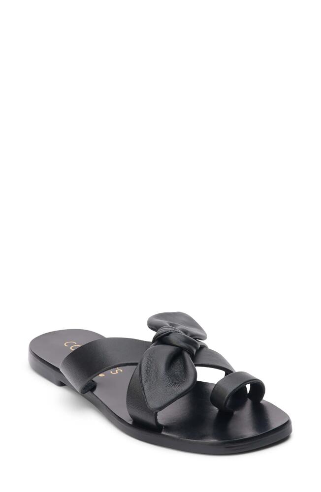 Coconuts by Matisse Vaughn Toe Loop Sandal in Black Cover