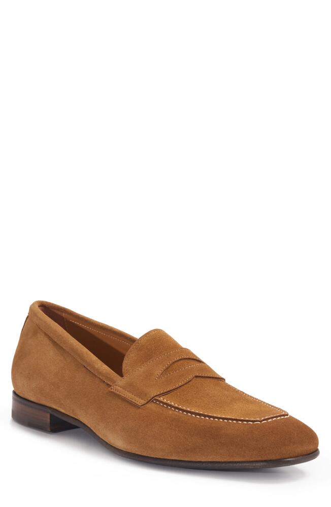 Paul Stuart Penny Loafer in Camel Cover