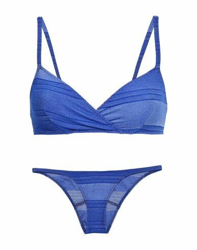 Lisa Marie Fernandez Woman Bikini Blue Cotton, Nylon, Elastane Cover