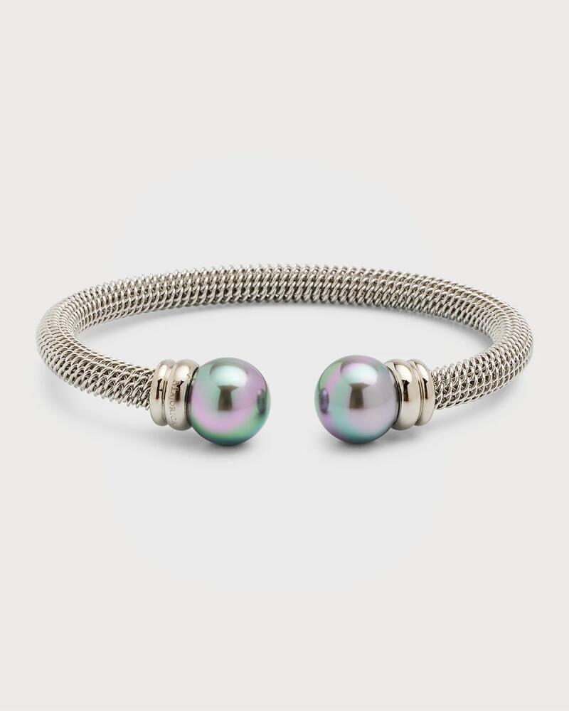 Majorica Tender Kissing Pearl Bracelet, Gray/White Cover