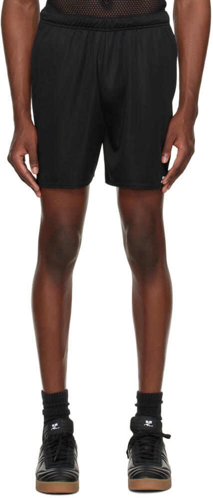 Courrèges Black Football Shorts Cover