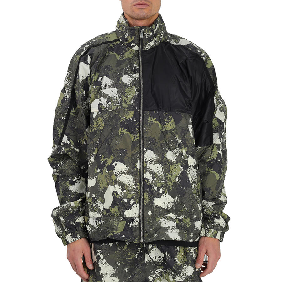 Marcelo Burlon Camouflage-print Logo Windbreaker Cover