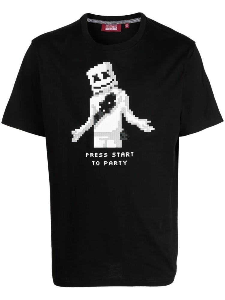 Mostly Heard Rarely Seen 8-Bit Party Starter short-sleeved T-shirt - Black Cover