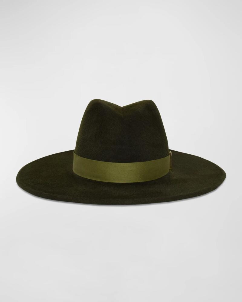 Gigi Burris Jeanne Olive Felt Fedora Cover