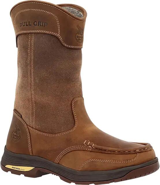 Georgia Boot 11 Athens Superlyte Moc Toe (Brown) Men's Shoes Cover