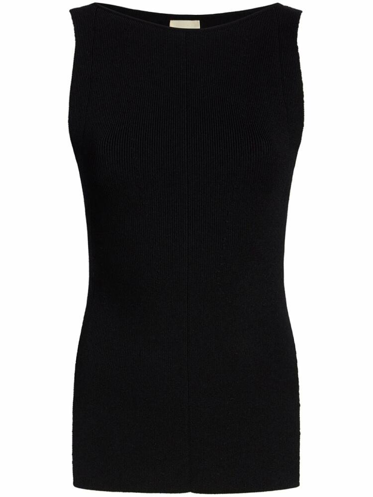 KHAITE The Evelyn ribbed tank top - Black Cover