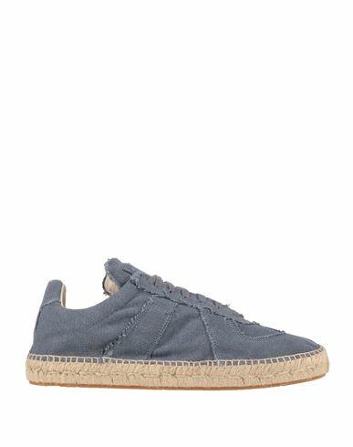 Maison Margiela Man Espadrilles Slate blue Textile fibers Cover