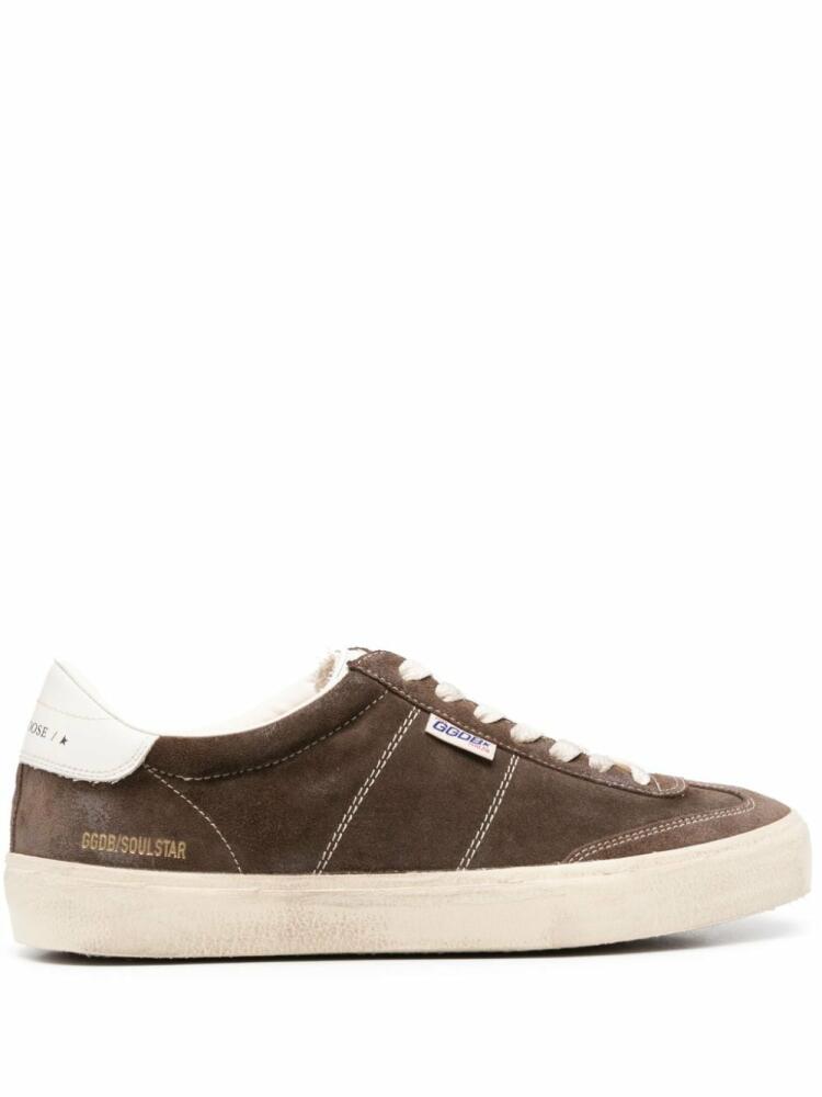 Golden Goose Soul Star suede sneakers - Brown Cover